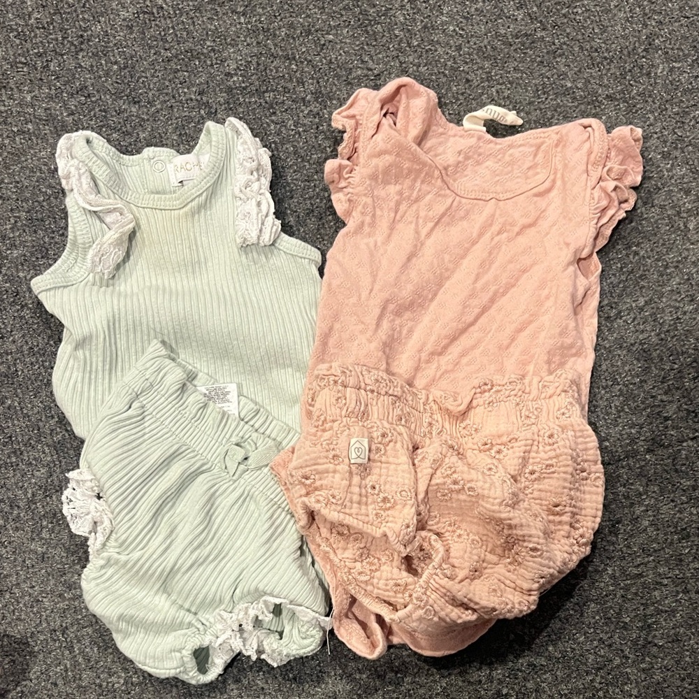 Pink Ruffled Women's Top